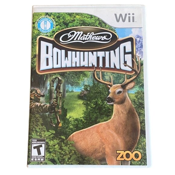 Nintendo Wii Mathews Bowhunting Game-Video Game-Rated T-GUC - Picture 1 of 4
